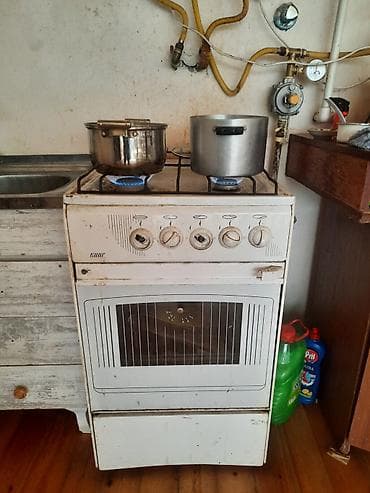 qaz peci işlənmiş: Qaz sobası Ayrıca dayanan, 4 gözlü — 1