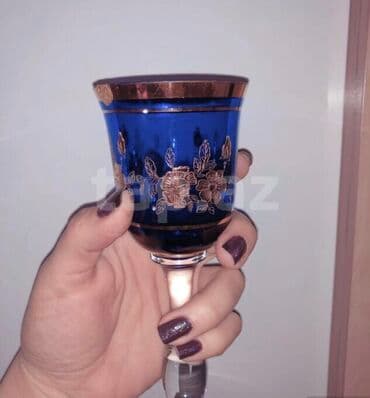 suvenir qablar: Qədəhlər, rəng - Göy — 3