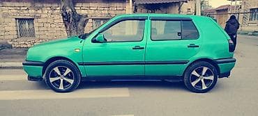 opel astra 98: Volkswagen Golf 3, 5 qapı, yaşıl rəng. - Motor: benzin, 4 silindr — 7