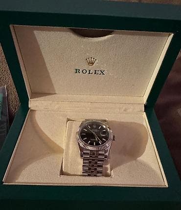 İşlənmiş, Qol saatı, Rolex, rəng - Qara