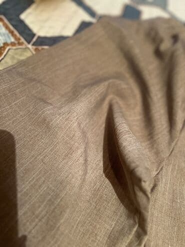 Daraq panellər: Qadın dəsti – tunik və şalvar - Rəng: qəhvəyi/boz-bej melanj - Parça — 6