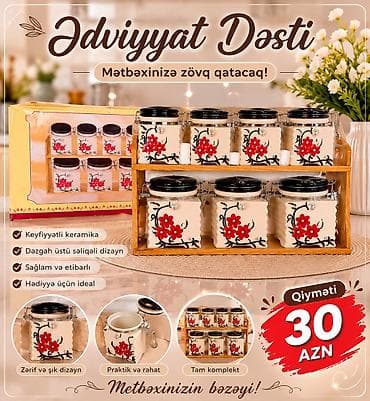 Ədviyyat Dəsti – mətbəxinizə zövq qatan tam komplekt. çatdırılma var