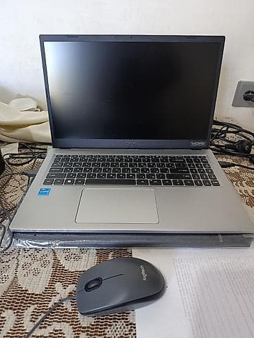 Elektron kitablar: Epson çoxfunksiyalı printer + Acer noutbuk + Logitech simli siçan — 3