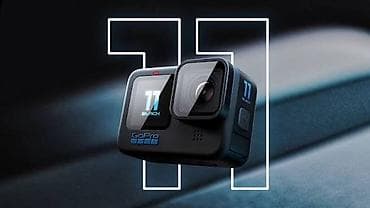 GoPro HERO11 Black aksion kamerası - 5.3K yüksək detallı video