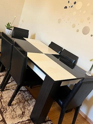 ustullar: İşlənmiş, 6 stul — 1