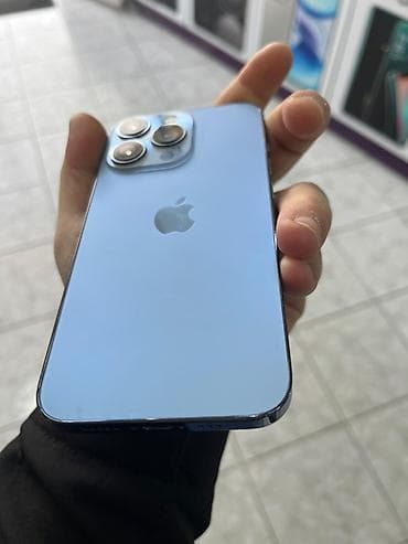 dubai iphone: IPhone 13 Pro, 128 GB, Sierra Blue, Simsiz şarj, Face ID — 3