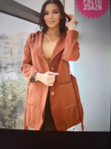 Palto, rəng - Qəhvəyi