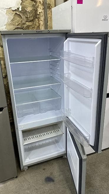 samovar satilir: 2 qapılı Biryusa Soyuducu Satılır, rəng - Gümüşü — 2