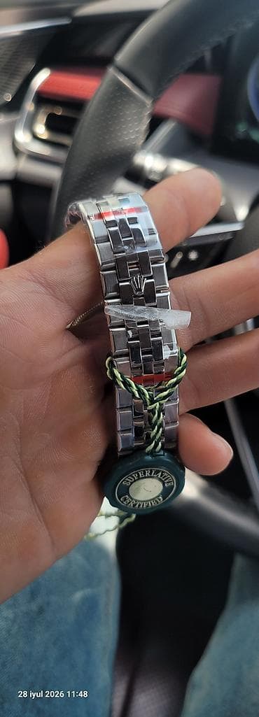 sensor saatlar: Rolex Oyster Perpetual “Land‑Dweller” tərzində kişi qol saatı - — 4