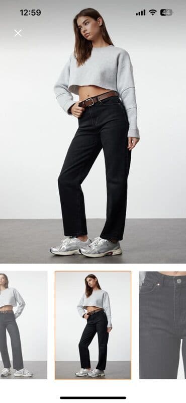 Baş geyimləri: Şalvar, Trendyolmilla, 2XS, rəng - Qara — 8