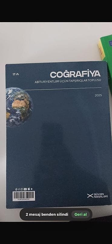 kenquru kitab pdf: Məhsul: “Coğrafiya – Abituriyentlər üçün tapşırıqlar toplusu” (Güvən — 2