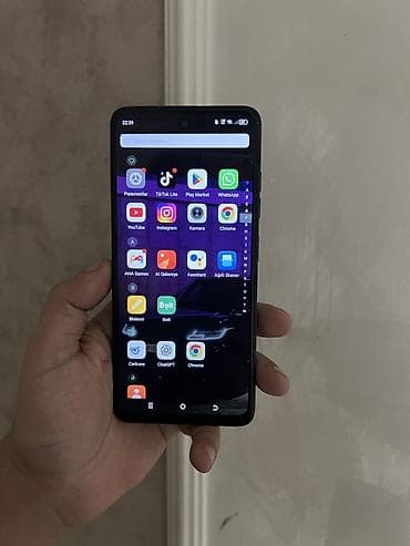 telfon satisi: Tecno Spark 20C, 128 GB, rəng - Qara, Barmaq izi, Face ID — 3