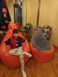 пуфик мягкий: Новый, Пуфик-кресло, Ткань, Нет кредита, Бесплатная доставка в черте города — 1