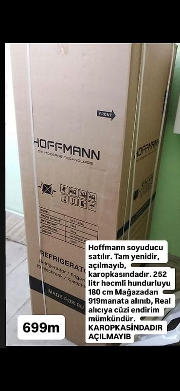 azercell wifi modem satilir: Yeni 2 qapılı Hoffman Soyuducu Satılır, rəng - Boz — 1