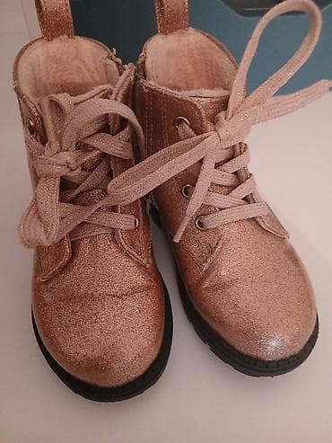 uzun boğaz cəkmə: Rəng - Qızılı Botinkalar, Ölçü: 23, Qız üçün — 2