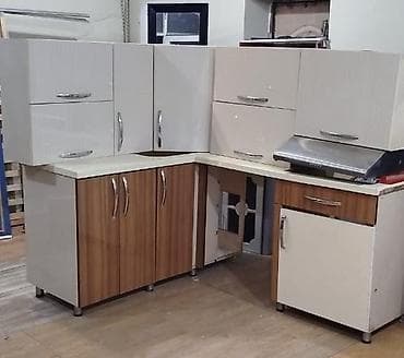 ev perdeleri: Metbex mebeli 195*155 üst mermer moyka aspirator qapılar MDF 295 azn — 1