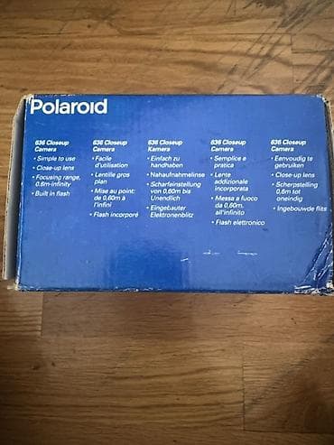 sogan ceken: Polaroid 636 Closeup instant kamera - Model: Polaroid 636 Closeup - — 2
