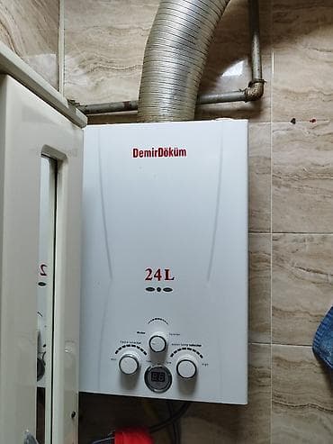 mini led: DemirDöküm 24L qazla işləyən su qızdırıcısı - Güc: 24 litr/dəq — 1