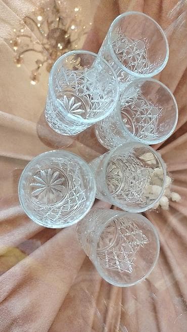 6 струнная гитара: Стаканы, Стекло, Набор из 6 шт. — 3