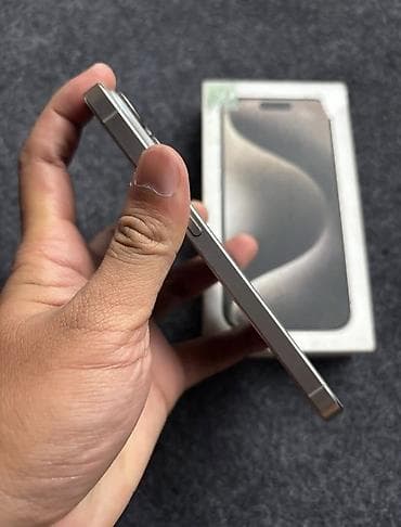 iphone original adapter: IPhone 15 Pro, 256 GB, Natural Titanium, Zəmanət, Kredit, Simsiz şarj — 3
