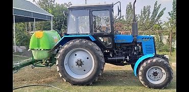 baqaj masin ucun: Belarus MTZ 892.2 traktor - Güc: 90 a.g. (D‑245 dizel mühərrik), dörd — 7