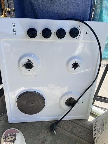 panel cit: Mətbəx üçün dəst: lavabo + kran, aspirator və LEYDI markalı hob — 4