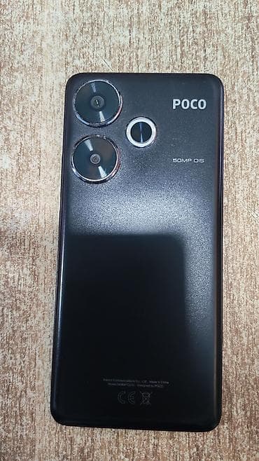 Мобильные телефоны и аксессуары: Poco F6, 512 ГБ, цвет - Черный, Отпечаток пальца — 3