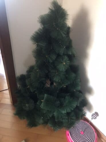 Vazalar: Süni şam ağacı 1.50 - Material: sıx və yumşaq iynəli PVC budaqlar — 3