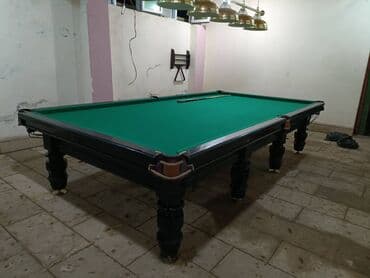 Bilyard stollarinin qurawdrilmasi. Parca ve rezinlerin deyiwdrilmesi