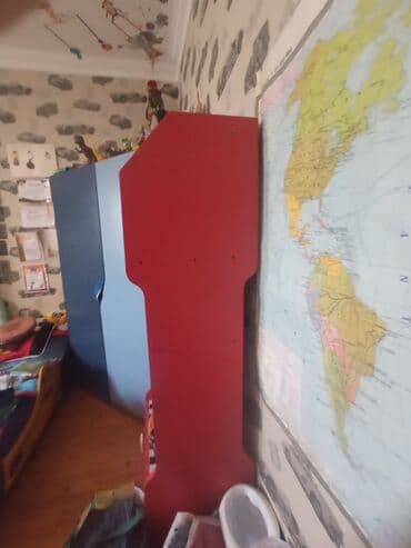 купить бу шкаф для одежды: Oğlan üçün, İşlənmiş, Düz dolab — 2