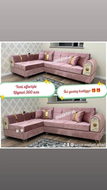 mətbəx ucun divan: Künc divan, Yeni, Açılan, Bazalı, Parça, Şəhərdaxili pulsuz çatdırılma — 11