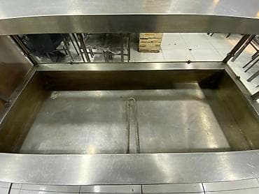 İsti yeməklər üçün paslanmayan poladdan bufet-vitrin (beynəlxalq adı — 5