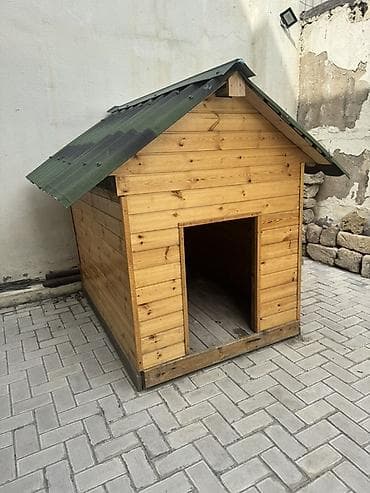 cixuaxua iti: Taxta it evi - Material: təbii ağac panellər, möhkəm karkas - Ölçü — 2