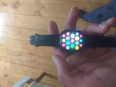 sirqa sekilleri: İşlənmiş, Smart saat, Apple, rəng - Qara — 9