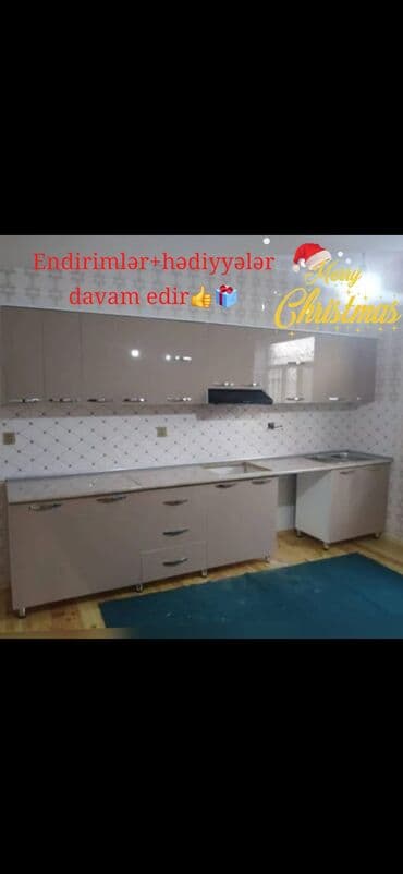 *Sifariş mətbəx mebeli⬇️* Laminat 189₼ Akril 279₼ Membran 330₼ *3il