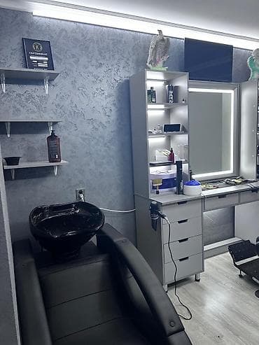 Салонные, медицинские комплекты мебели: Peşəkar bərbər/xair salonu üçün tam təchizatlı kabinet Wkaf satılır — 3