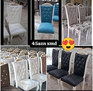 Qonaq otağı üçün, Yeni, Qatlanmayan, Stul