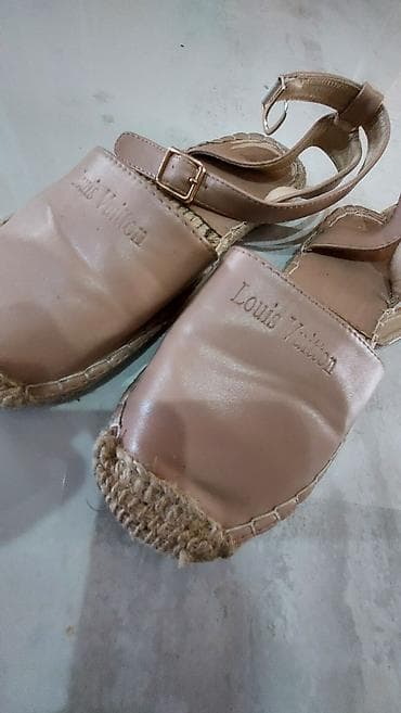 Basanoşka və səndəllər: Ölçü: 36, rəng - Bej, İşlənmiş — 2