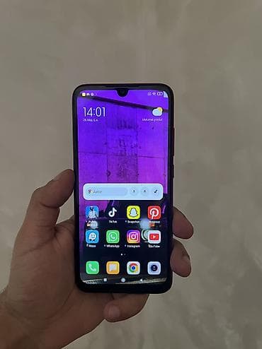 ucuz notebook tavsiye: Redmi Note 7, 32 GB, rəng - Qırmızı, Barmaq izi, Face ID — 9