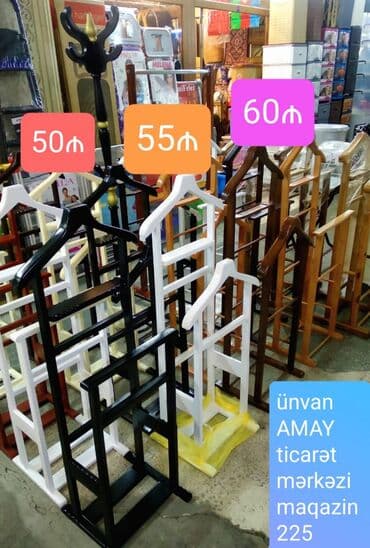 paltar sermek ucun: Asılqan paltar asmaq üçün Təzə. Yüksək keyfiyyət. Ünvan AMAY ticarət — 3