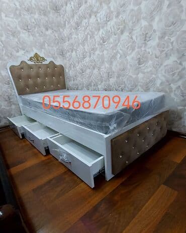 spa natural: Yeni, Təknəfərlik çarpayı, Bazalı, Matras ilə, Siyirməsiz, Azərbaycan — 3