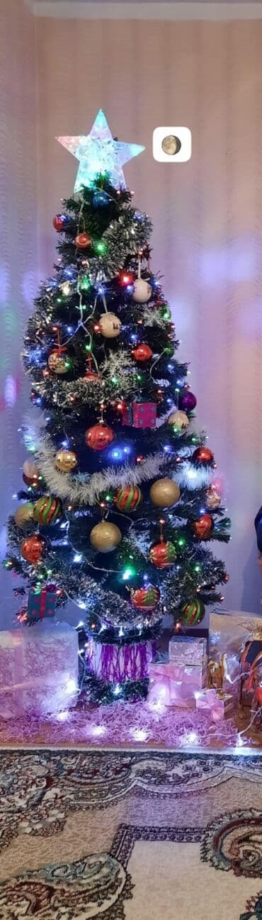 AYGUN 🌖 90 azn‼️ Yolka 2 metr oyuncaqlarla birlikdə ( işıq ulduz lalafo.az -da AYGUN 🌖 90 azn‼️ Yolka 2 metr oyuncaqlarla birlikdə ( işıq ulduz