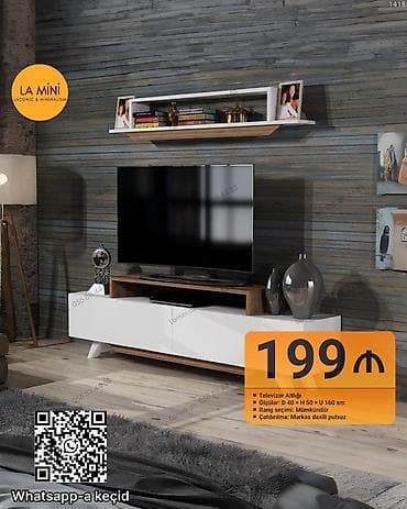 mini tortlar: Düz TV altlığı, Polkalı — 1