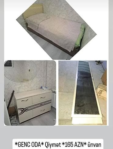 divar saatları sederek: Gənc otağı mebel dəsti Dəst tərkibi: - Tək nəfərlik çarpayı — 1