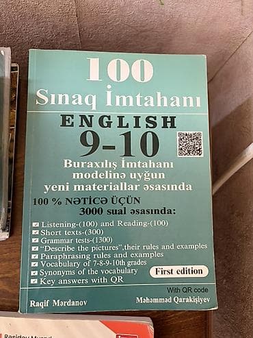 Məhsul: “100 Sınaq İmtahanı – English 9-10” (First edition) Təsvir: -