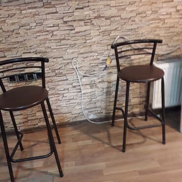 bar stulu: Для гостиной, Нераскладной, Прямоугольный стол — 3