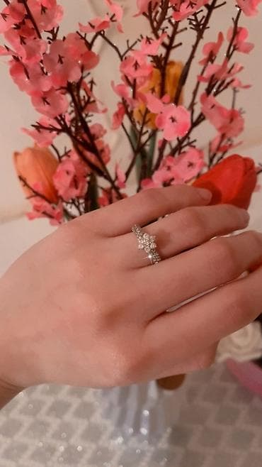 toy üzükləri: Üzük, 585 Əyar, 2.01-2.50 Karat — 1