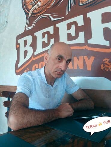 Ofisiant, Kişi, 46 yaş, 5 ildən artıq təcrübə — 2