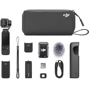 goruntu kamera: DJI Osmo Pocket 3 Creator Combo – cib ölçülü 3 oxlu stabilizatorlu — 2