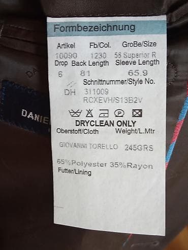 brend geyim: Satılır yeni kişi kostyumu DANİEL HECHTER. Fransa istehsalıdır — 8